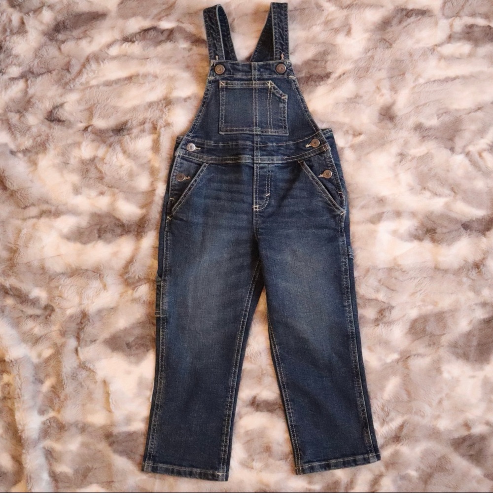 Old Navy Unisex Jean Overalls for Toddler 4T